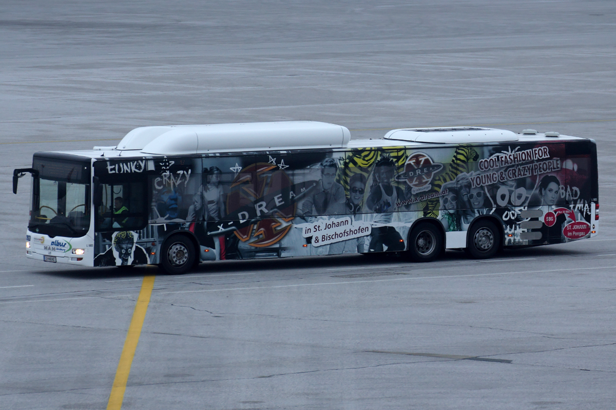Albus Salzburg Wagen L1603 am Airport Salzburg 18.1.2014