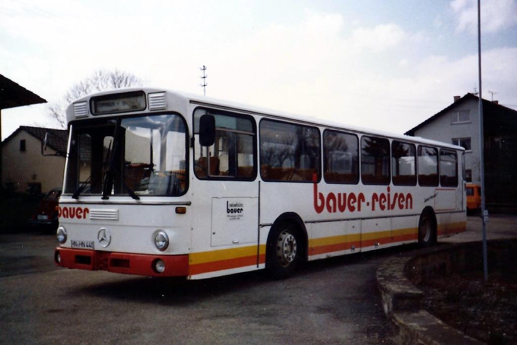 Aus dem Archiv: Mercedes O 307  Bauer , Eppingen-Mühlbach 1988