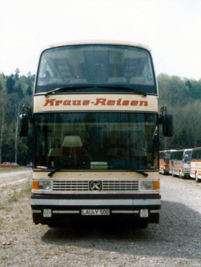 Aus dem Archiv: Setra S 228 DT  Kraus , Mainau 1984