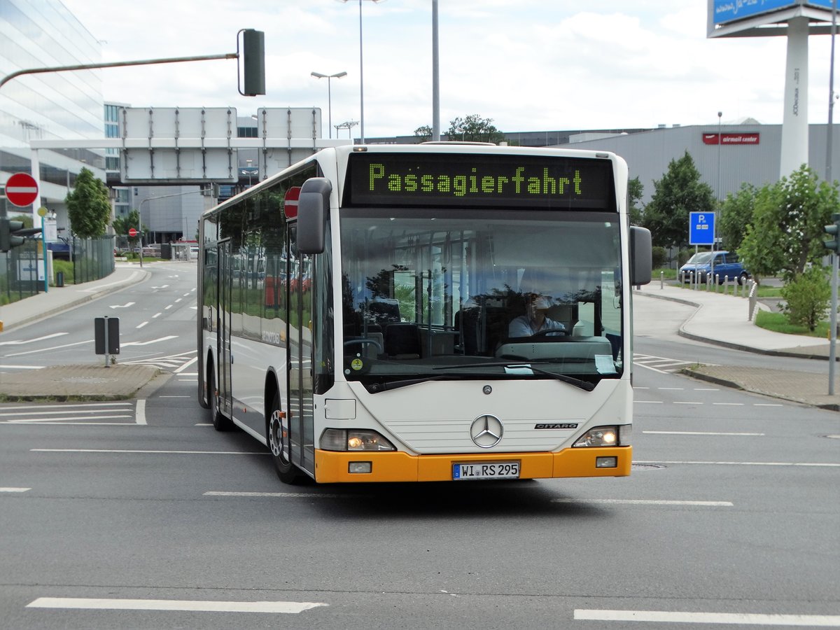 Autobus Sippel Mercedes Benz Citaro 1 G am 29.07.17 am Frankfurter Flughafen. Dieser Bus wird auf den Flughafen Vorfeld eingesetzt 