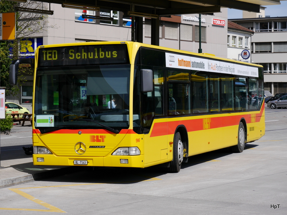 BLT - Mercedes Citaro Nr.96  BL 7143 in Sissach am 05.05.2014