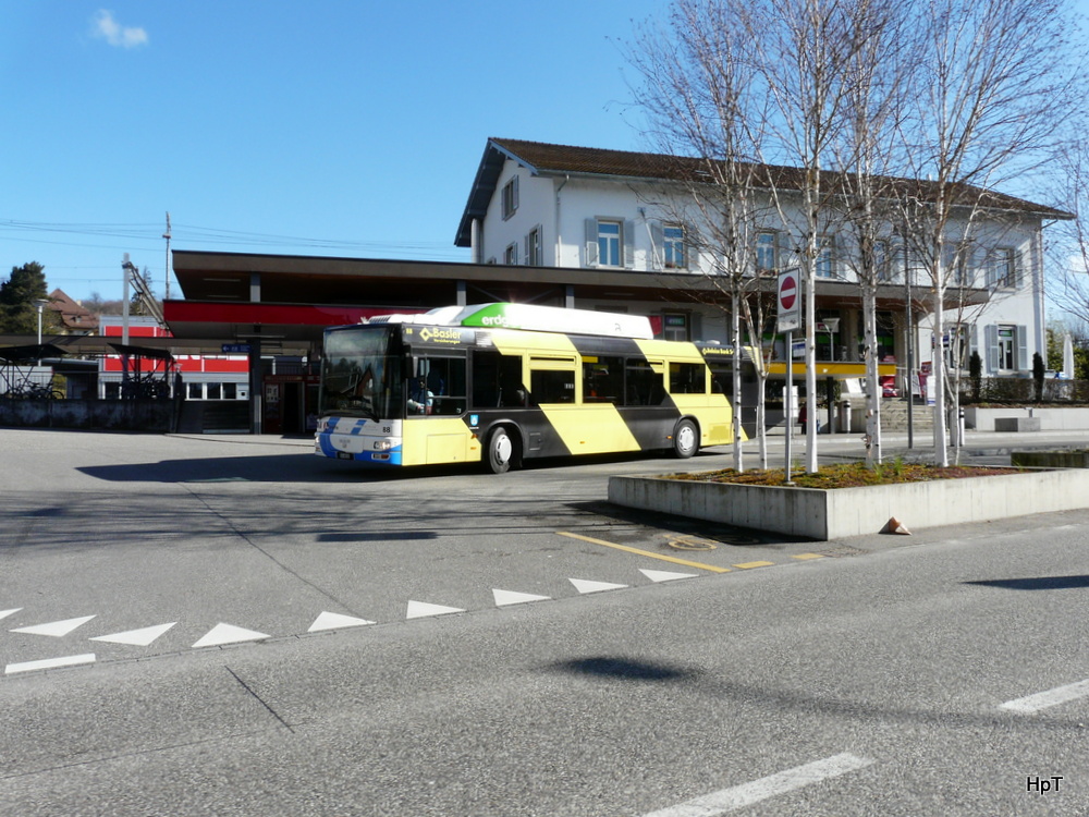 BOGG - MAN  Nr.88  SO  68118 vor dem Bahnhof in Aarburg am 22.02.2014
