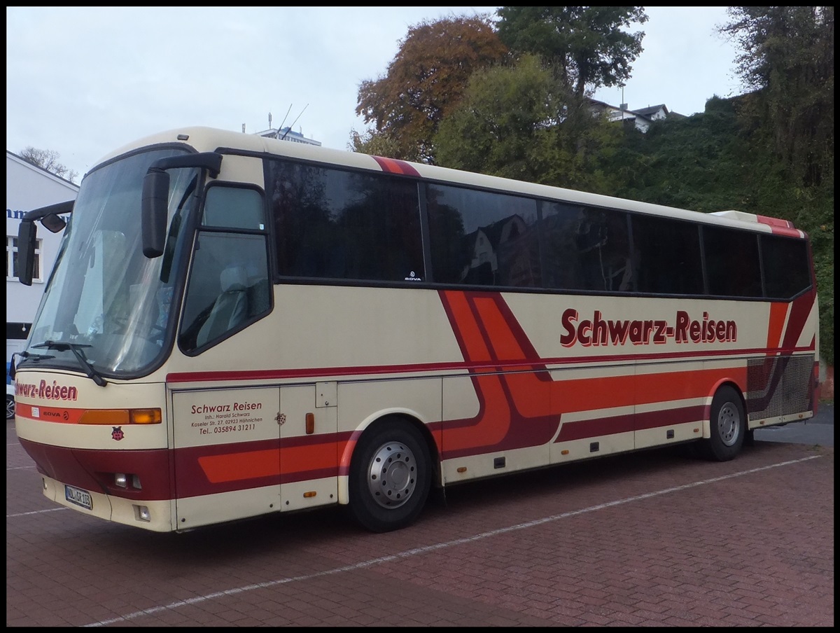 Bova Futura von Schwarz-Reisen aus Deutschland im Sassnitzer Stadthafen am 20.10.2013