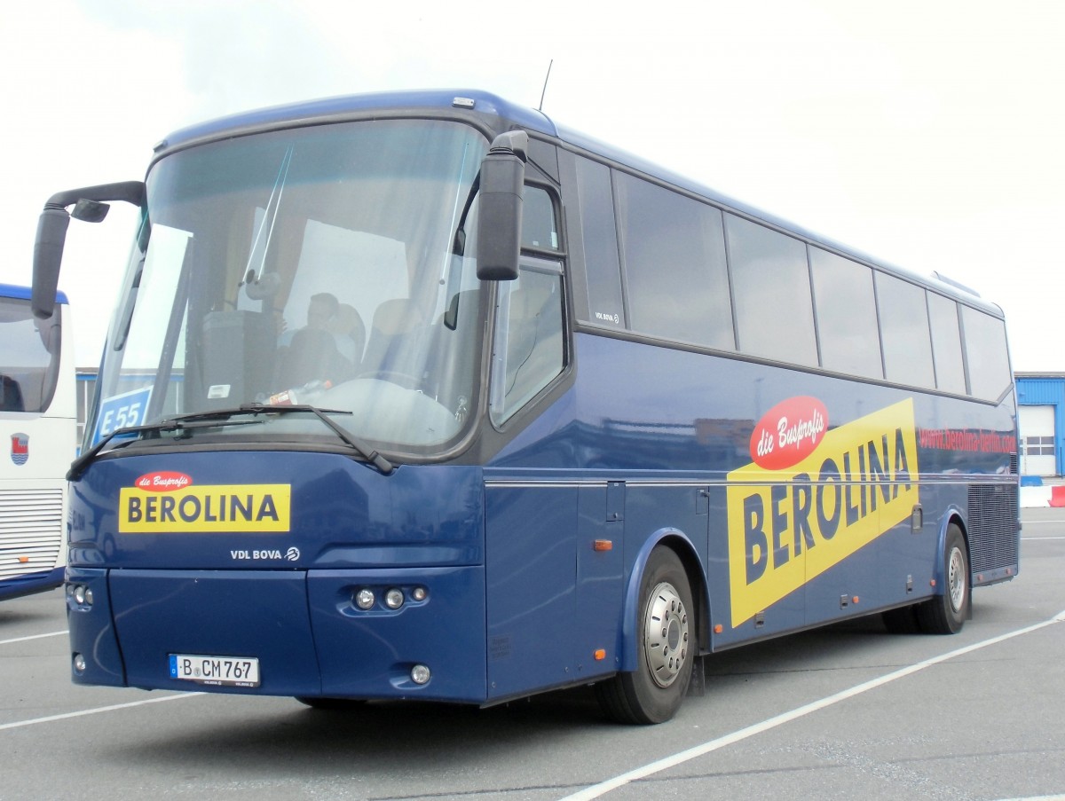 Bova Reisebus am 23.04.14 in Rostock.