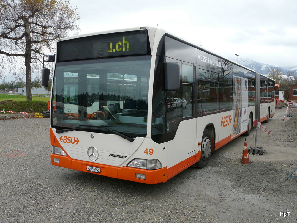 BSU - Mercedes Citaro  Nr.49  SO  155949 in Zuchwil am 24.11.2013