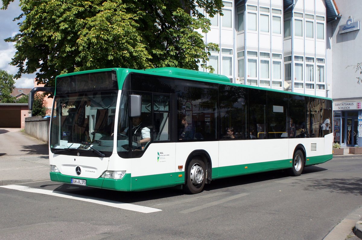 Bus Bad Kreuznach: Mercedes-Benz Citaro Facelift der Verkehrsbetriebe Leininger Land – Eistal-Bus GmbH. Aufgenommen im August 2019 am Bahnhof von Bad Kreuznach.