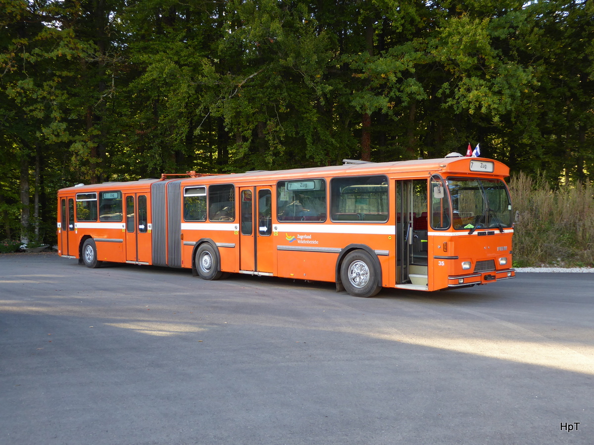 Bustag 2015 - Oldtimer FBW Nr.35 (ex Zugerland)in Burgdorf am 04.10.2015