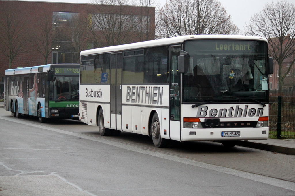 Bustouristik Benthien abgestellt am 20.12.2013 in Burg auf Fehmarn