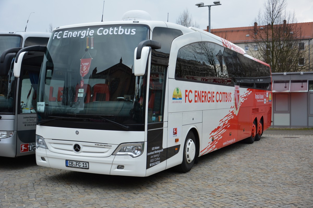 CB-FC 11 ist auch als Sonderfahrt nach Potsdam gekommen (Verdi). Aufgenommen am 24.03.2014 Potsdam Bassinplatz.