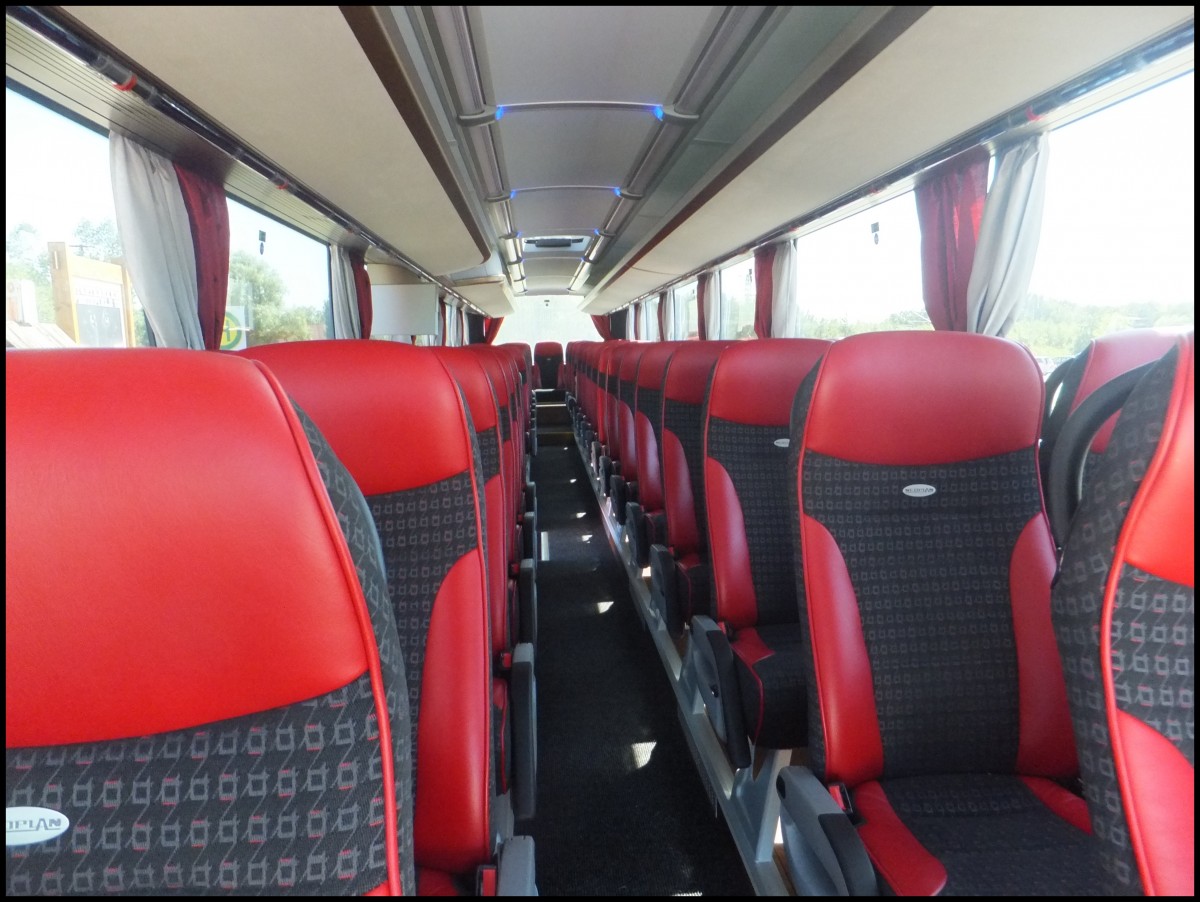 Der Fahrgastraum im Neoplan Cityliner von GFB-Reisen aus Deutschland in Binz am 23.07.2013