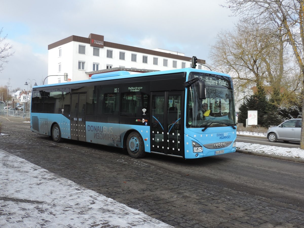 Donaueschingen - 02/12/17 : Iveco Crossway LE auf der Linie DS 3.