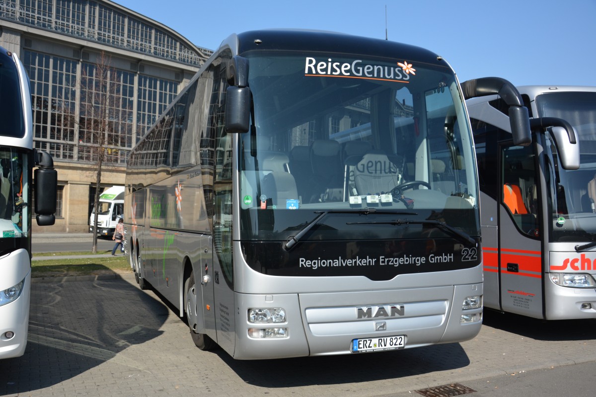ERZ-RV abgestellt am Hauptbahnhof in Leipzig. Aufgenommen am 13.03.2014.