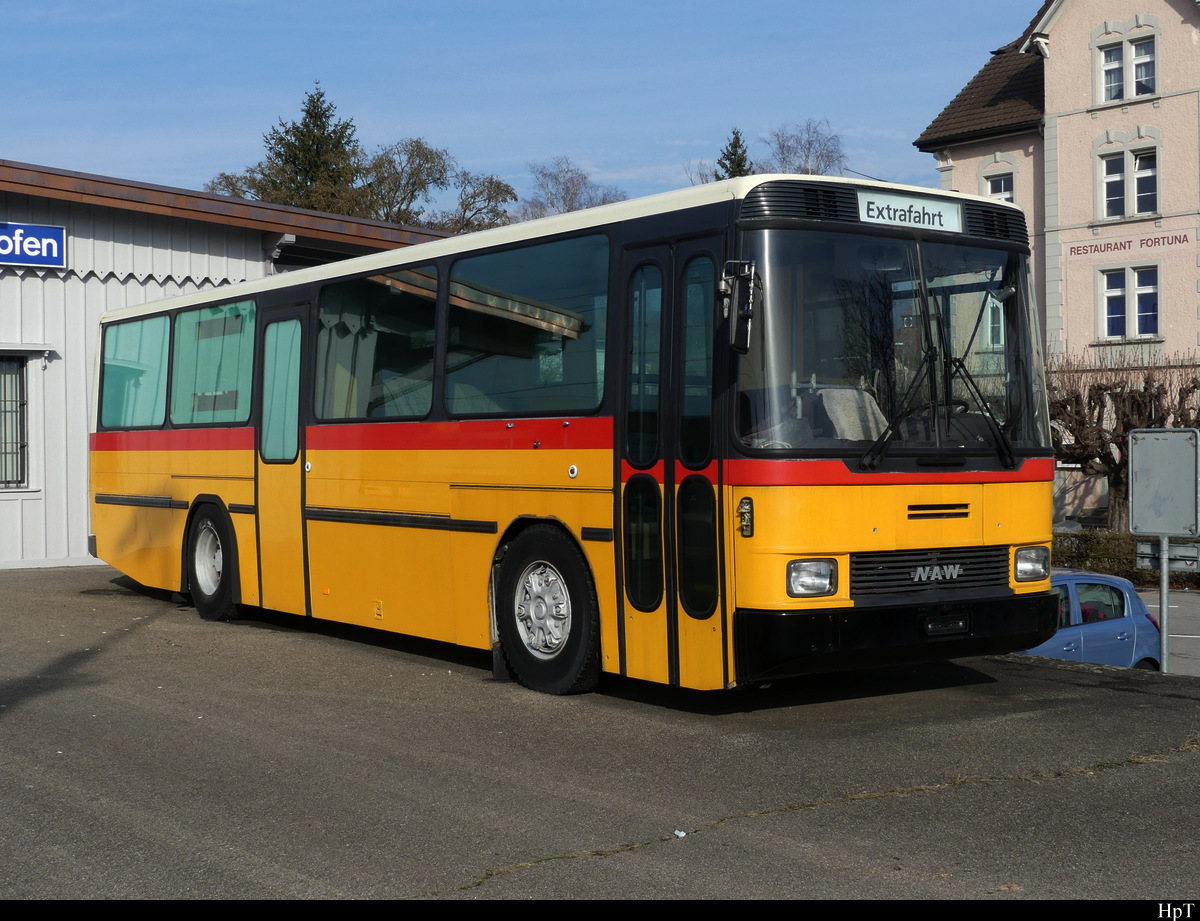 EX. Postauto - NAW abgestellt in Diessenhofen am 05.02.2021