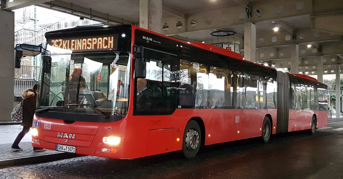 Friedrich Müller Omnibus (FMO) ~ ex RBS Stuttgart ~ MAN Lions City G ~ März 2019 Backnang ~ 367 Kleinaspach
