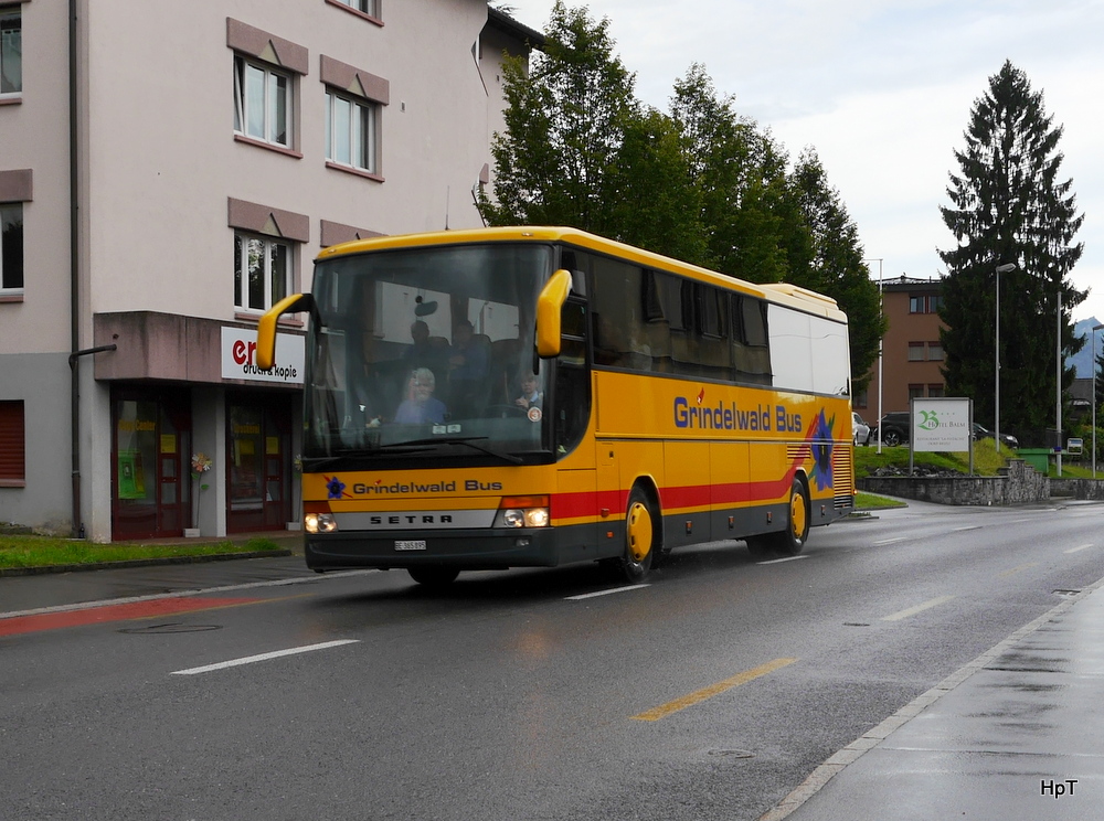Grindelwald Bus- Setra BE 365895 unterwegs in Meggen am 09.08.2014