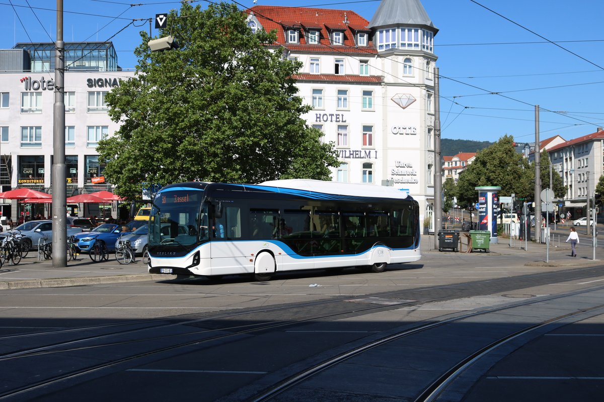 Heuliez Testbus am 24.07.19 in Kassel 