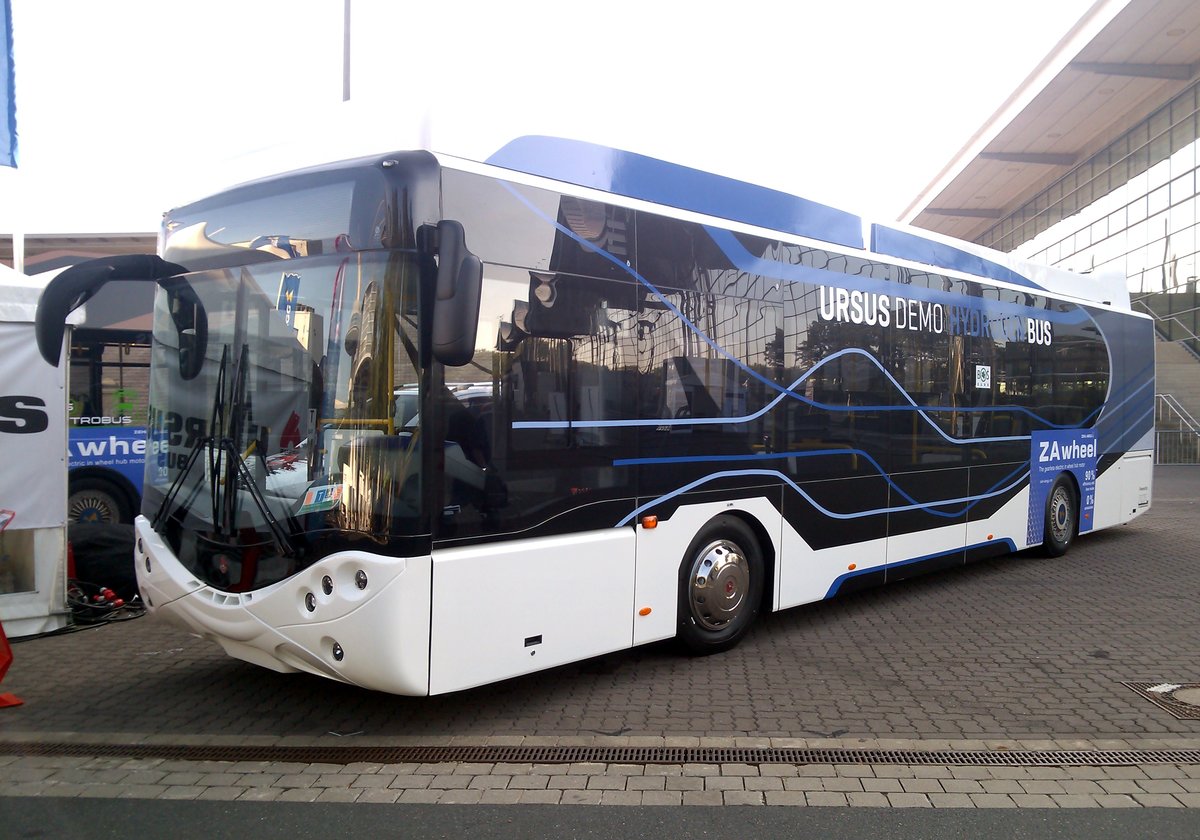 IAA 2016 in Hannover. Zu sehen hier der Ursus Hydrogen Bus. Aufnahme vom 25.09.2016