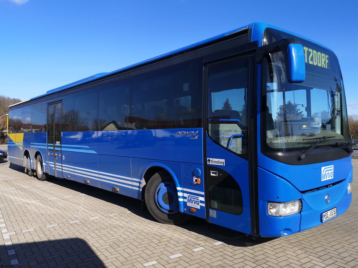 Irisbus Arway der MVVG (ex Cartreize/F) in Woldegk am 19.04.2021