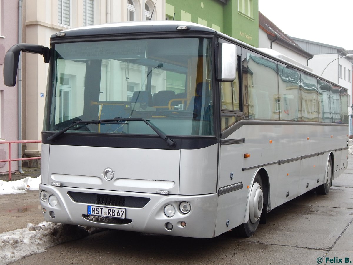Irisbus Axer von Rohloff aus Deutschland in Neubrandenburg am 05.02.2017