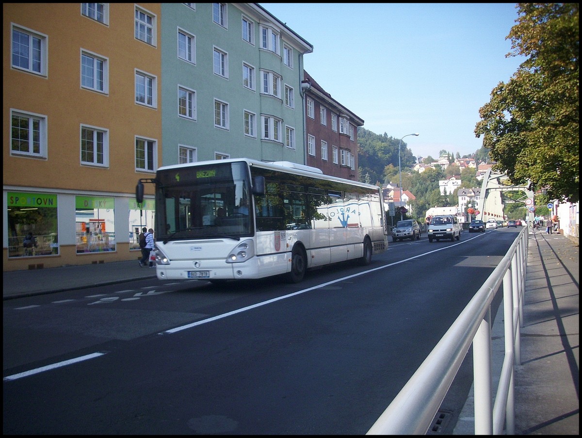 Irisbus Citelis von Dopravni podnik mesta Decina a.s. in Dĕčn am 03.10.2012 