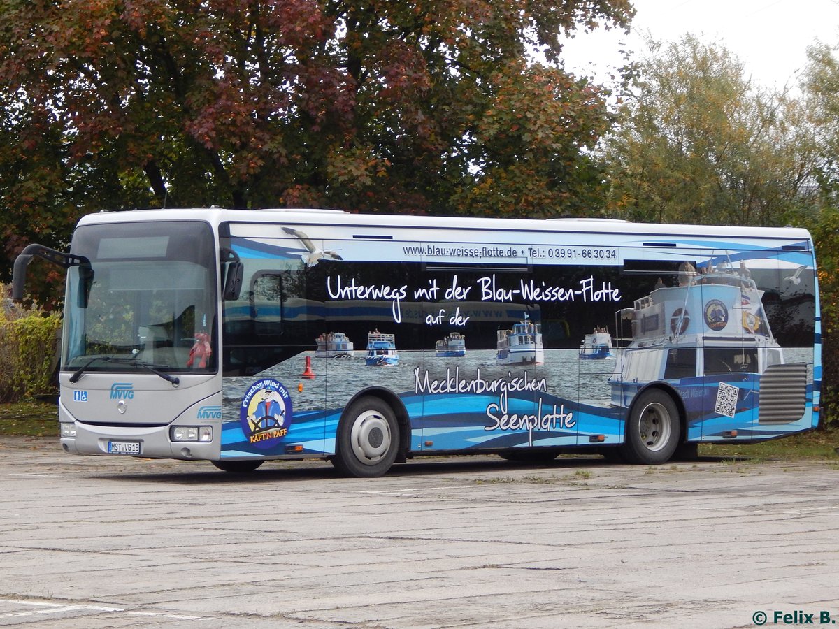 Irisbus Crossway der MVVG in Neubrandenburg am 11.10.2016