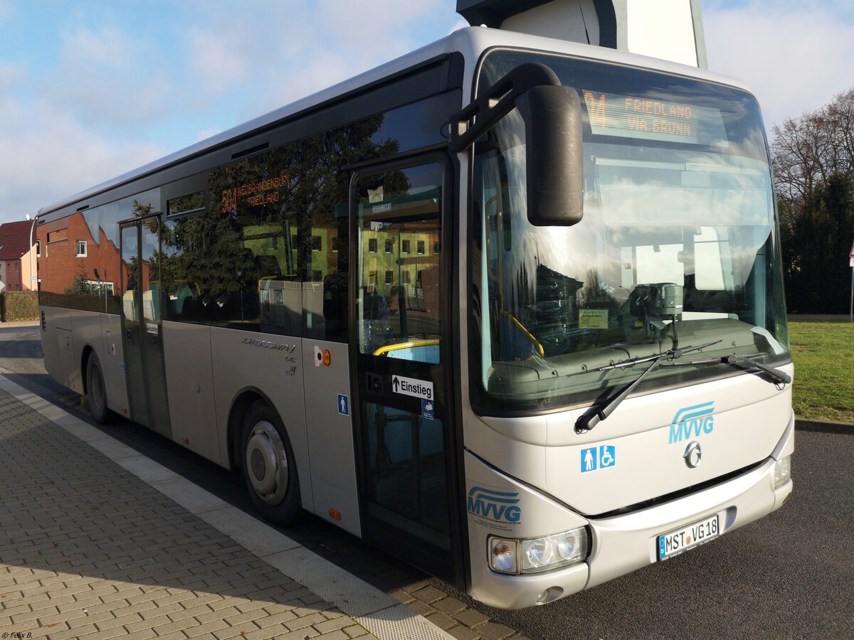 Irisbus Crossway der MVVG in Neverin am 31.12.2019