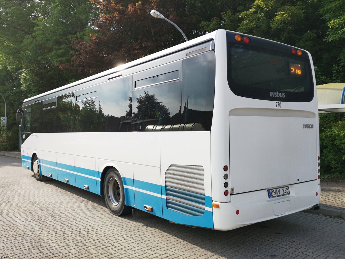 Irisbus Crossway der MVVG in Strasburg am 18.05.2019