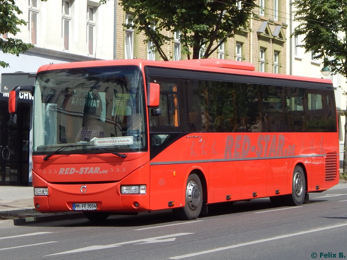 Irisbus Crossway von Red-Star aus Deutschland in Eberswalde am 09.06.2016