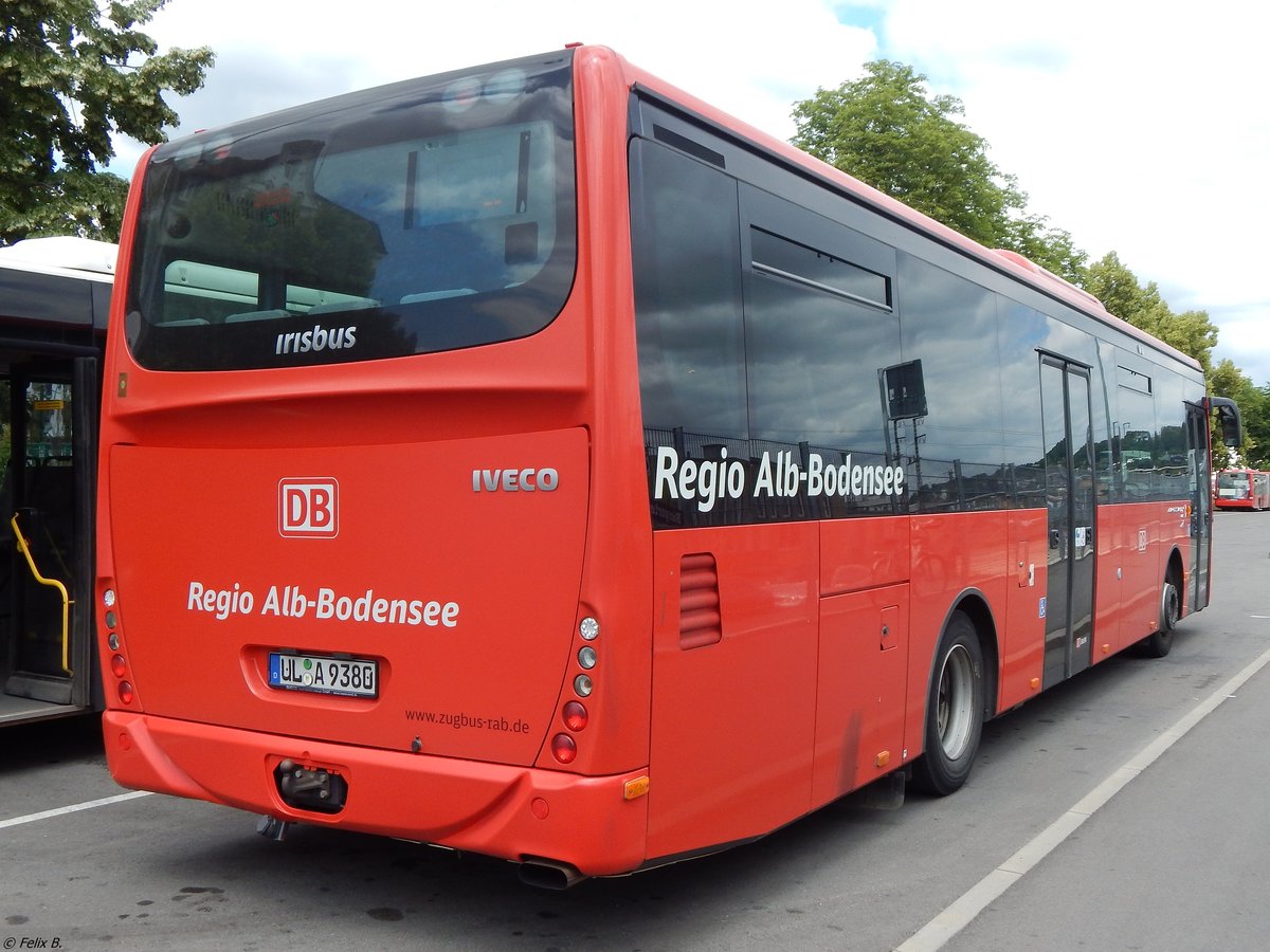 Irisbus Crossway von ZugBus Regionalverkehr Alb-Bodensee in Ulm am 19.06.2018