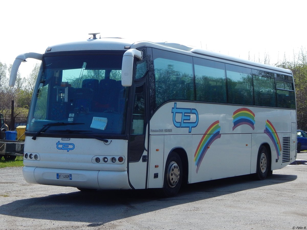 Irisbus Domino von Tep S.p.A aus Italien in Binz am 28.04.2018