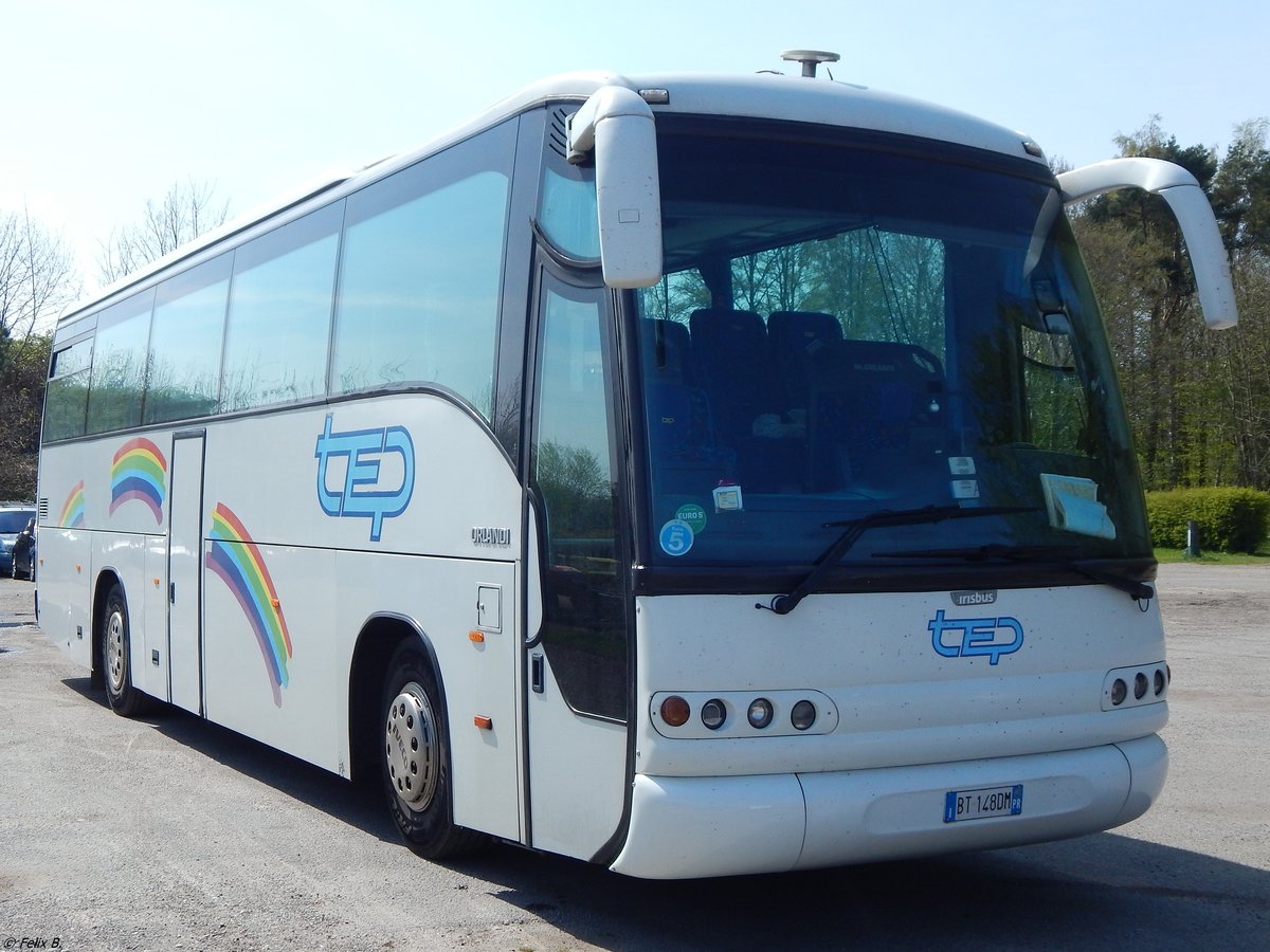 Irisbus Domino von Tep S.p.A aus Italien in Binz am 28.04.2018