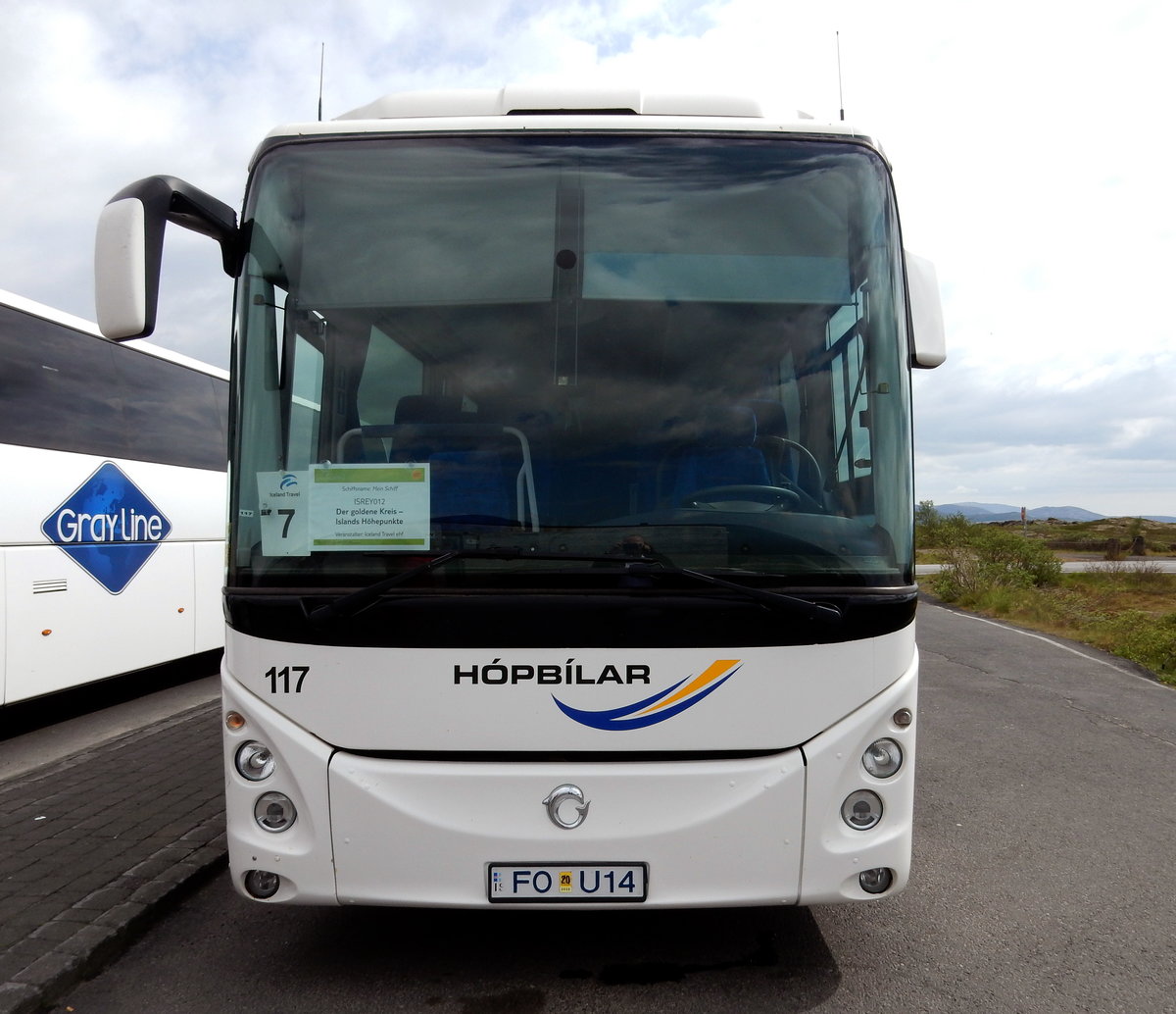 Irisbus ÜL am 16.06.19 auf Island