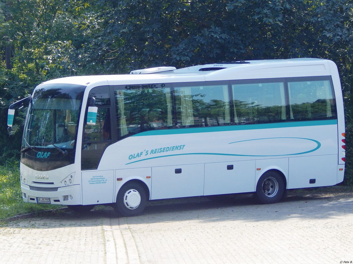 Isuzu Turquoise von Olaf's Reisedienst aus Deutschland in Ueckermünde am 31.08.2019