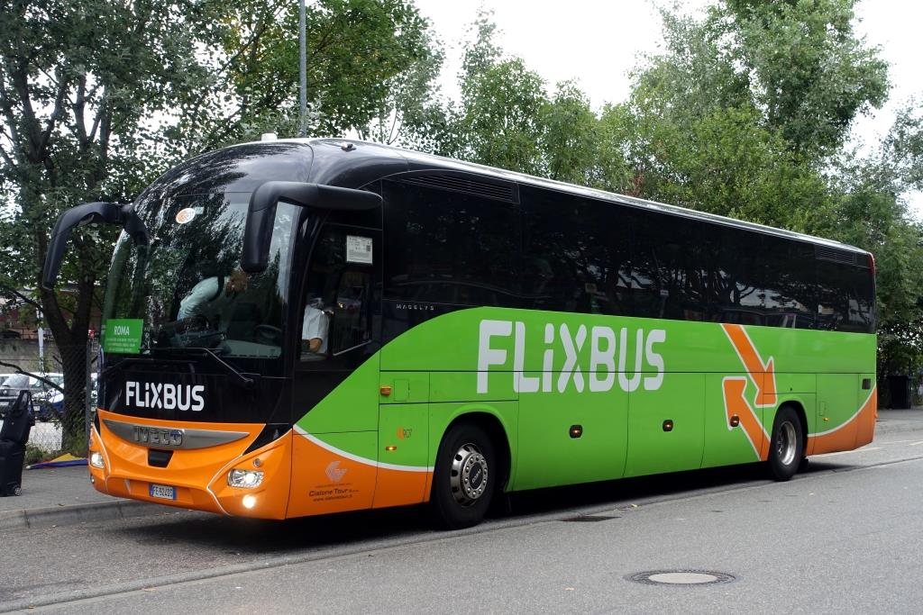 Iveco Bus Magelys  Flixbus - Cialone(Italien) , Karlsruhe HBf/ZOB 09.08.2016