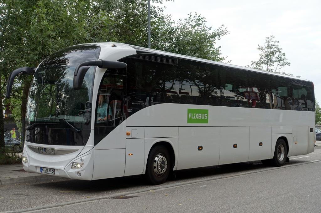 Iveco Bus Magelys  Flixbus - Werner , Karlsruhe HBf/ZOB 09.08.2016