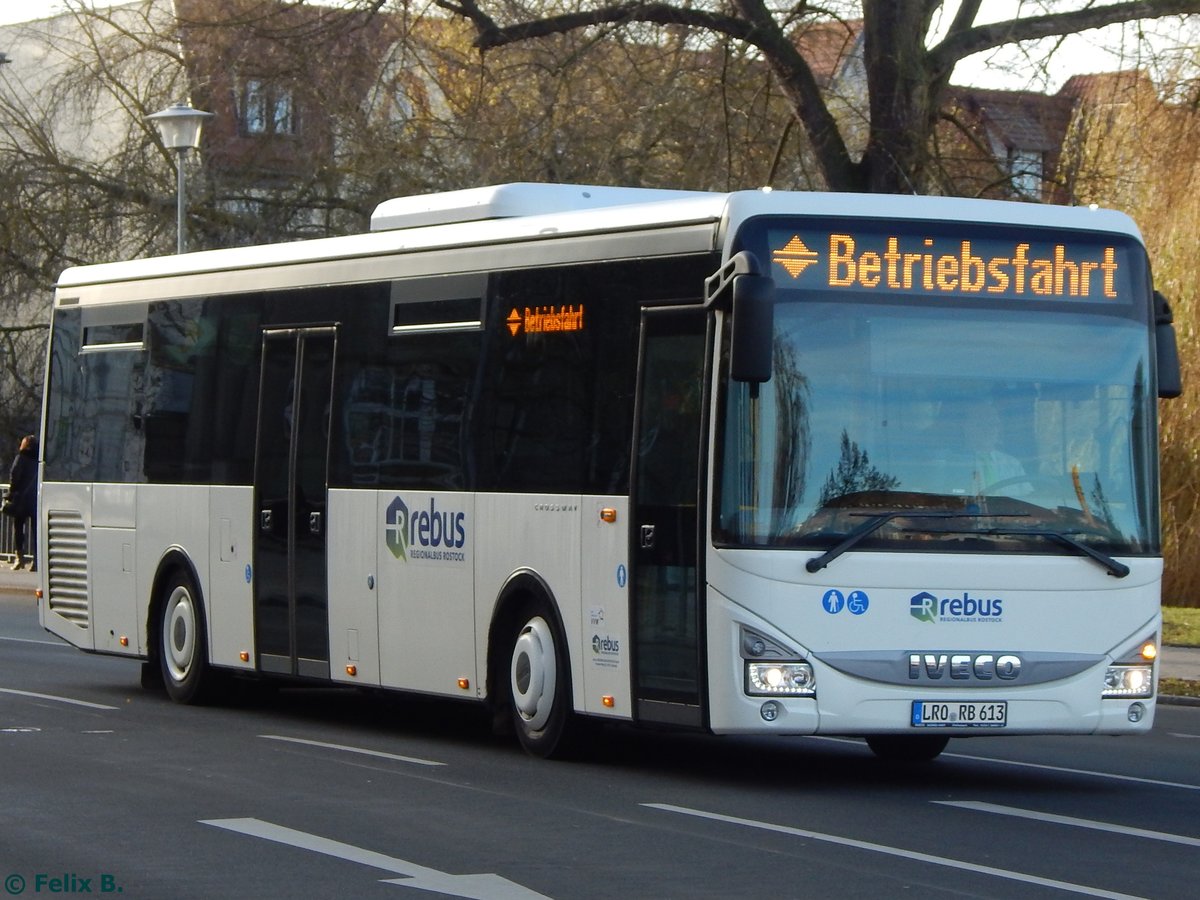 Iveco Crossway von Regionalbus Rostock in Güstrow am 24.11.2016