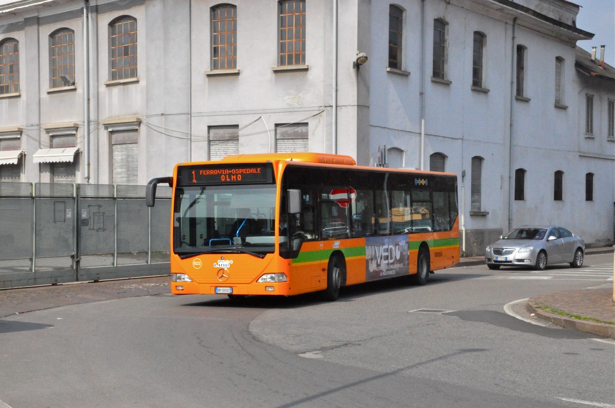 Line, Pavia. Mercedes-Benz Citaro (Nr.622) in Lodi, Stazione. (18.3.2015)