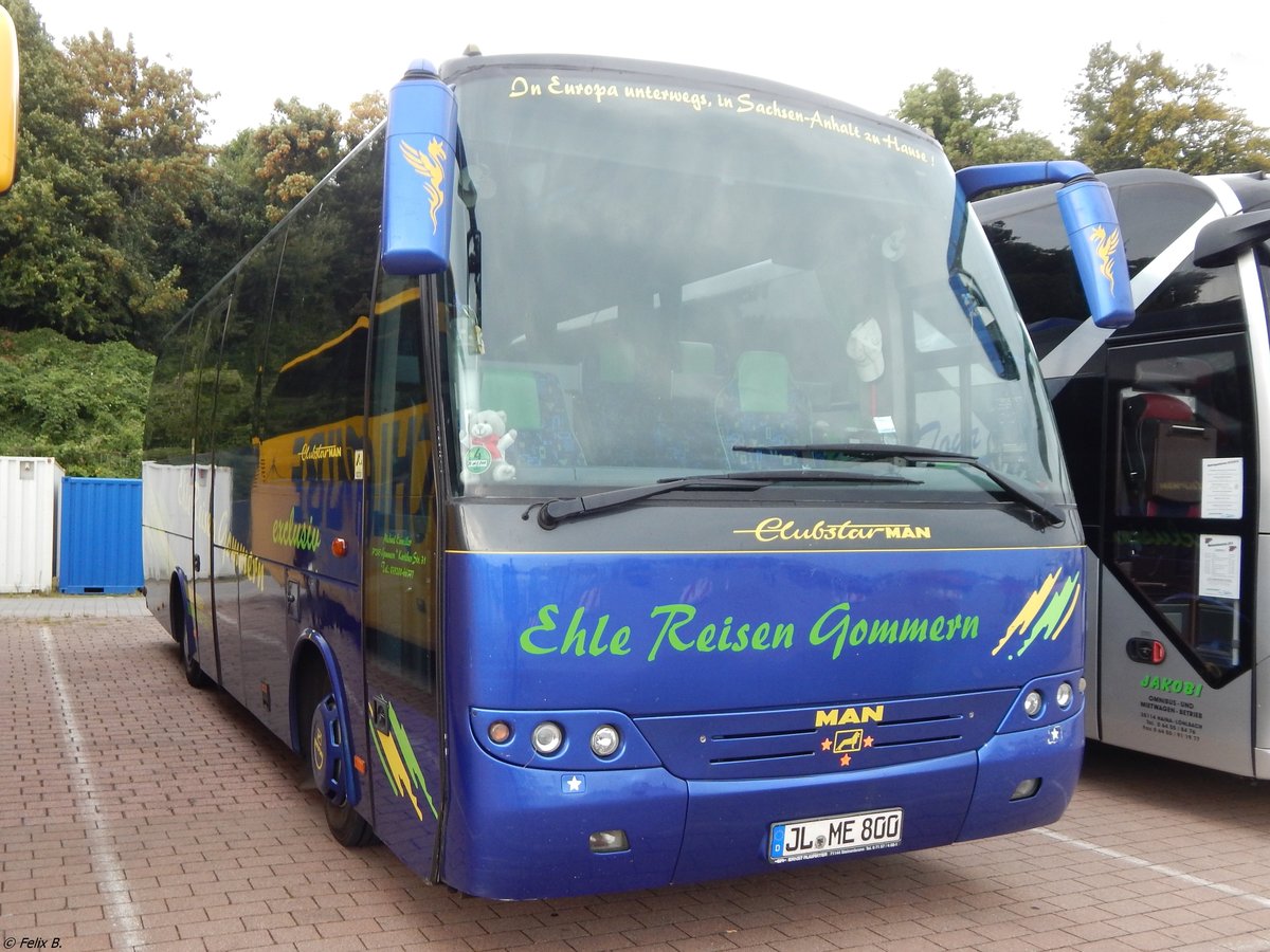 MAN Clubstar von Ehle Reise Gommern aus Deutschland im Stadthafen Sassnitz am 22.09.2015