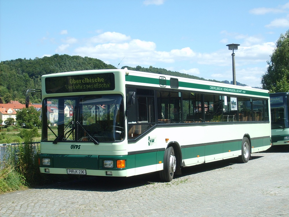 MAN EL 262 - PIR K 236 - in Bad Schandau, Bahnhof - am 26-Juli-2015