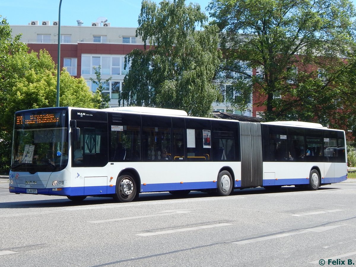 MAN Lion's City der Beelitzer Verkehrs- und Servicegesellschaft mbH in Potsdam am 07.06.2016