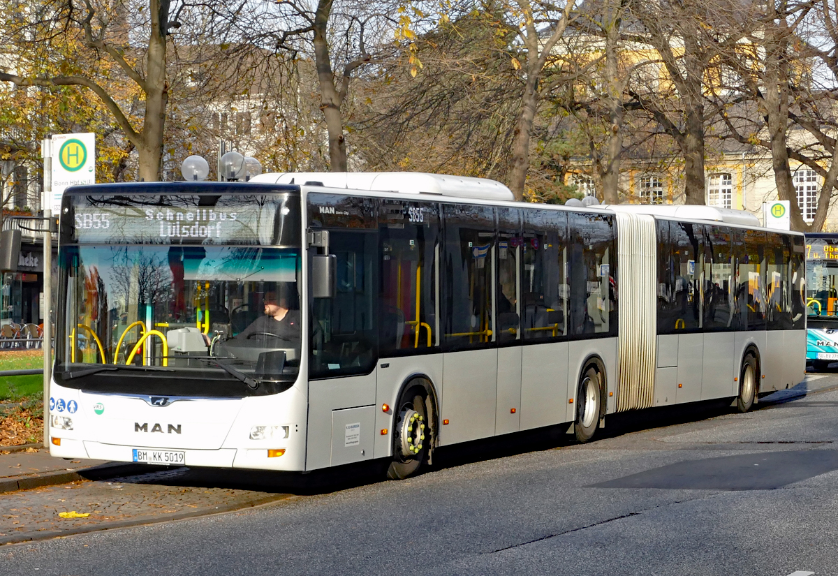 MAN Lion`s City Gelenkbus, BM-KK5019 in Bonn - 24.11.2019