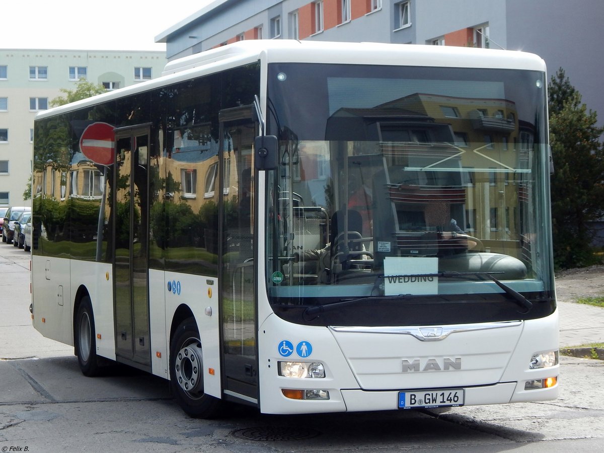 MAN Lion's City Midi Vorführbus aus Berlin in Sassnitz am 25.06.2015
