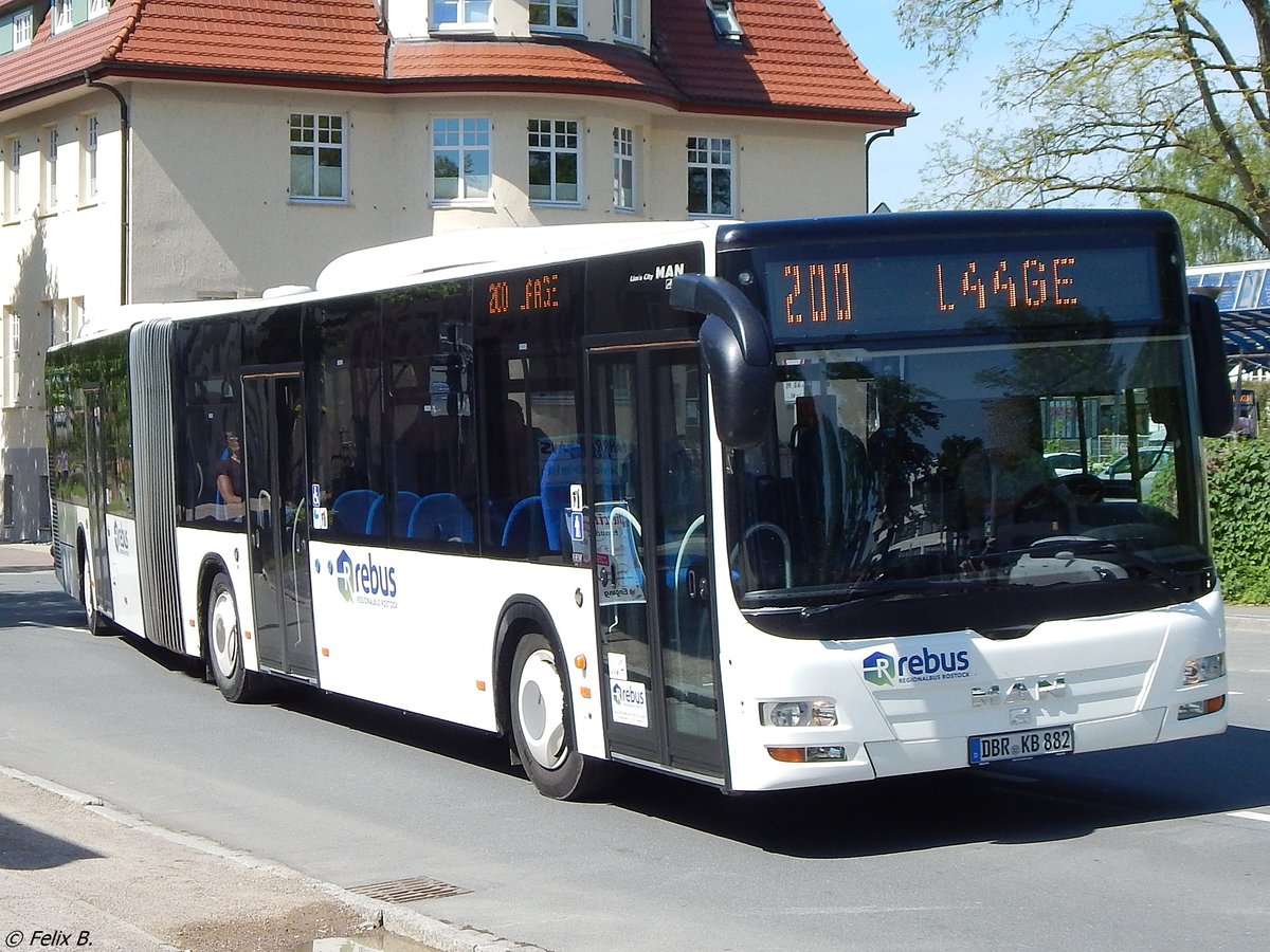 MAN Lion's City von Regionalbus Rostock in Güstrow am 18.05.2017