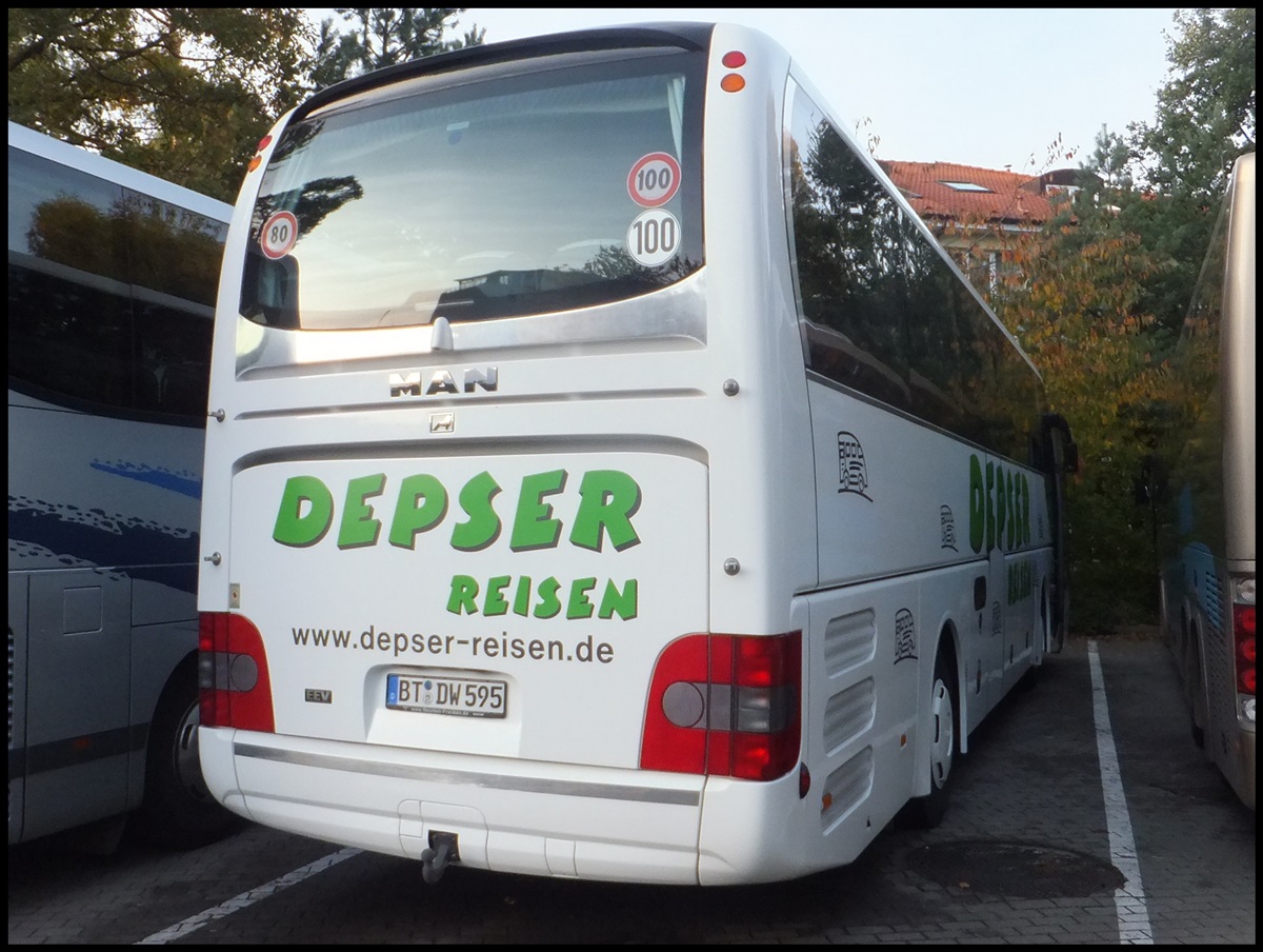MAN Lion's Coach von Depser Reisen aus Deutschland in Binz am 22.10.2013