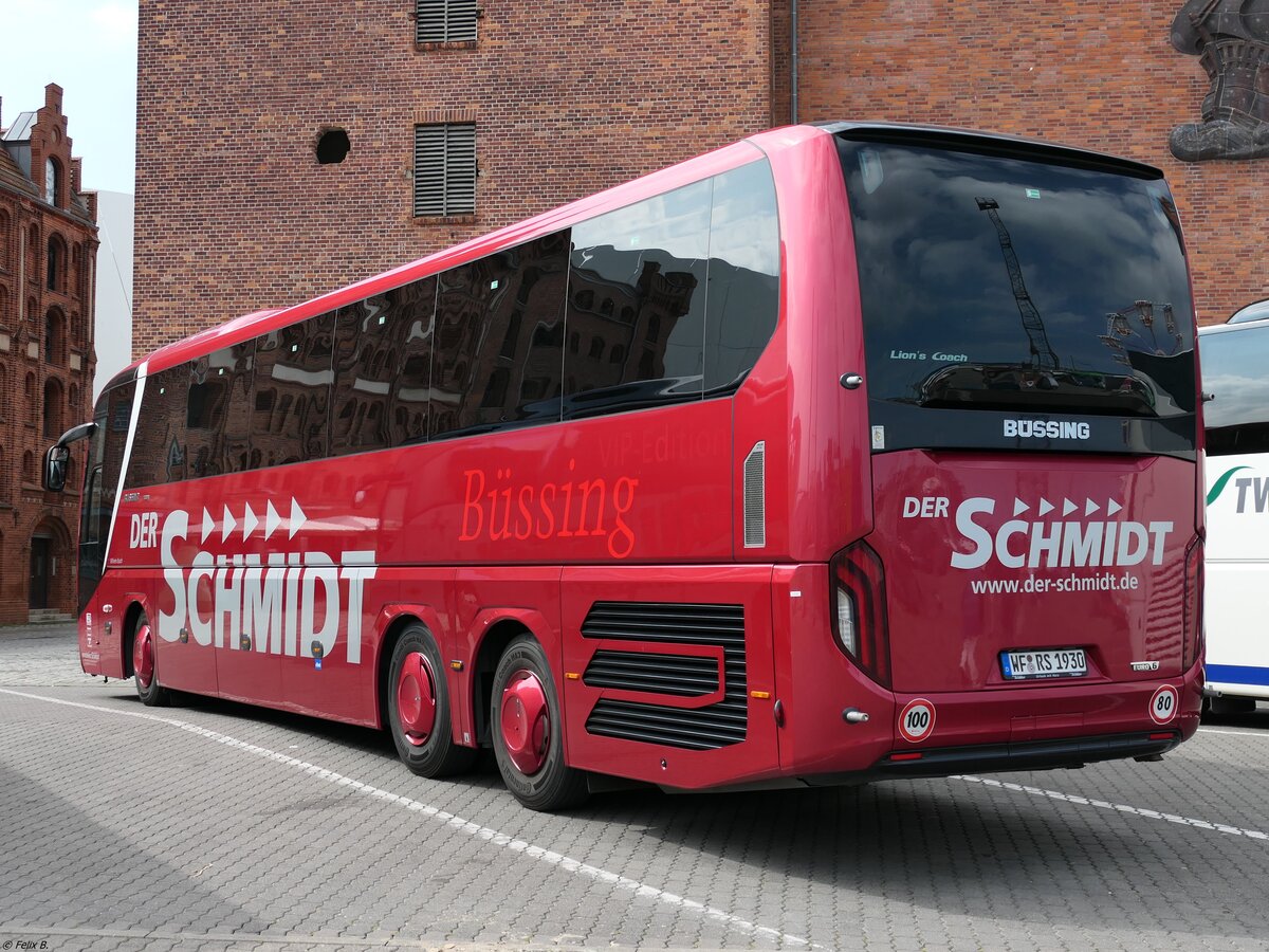 MAN Lion's Coach von Der Schmidt aus Deutschland in Stralsund am 05.09.2021