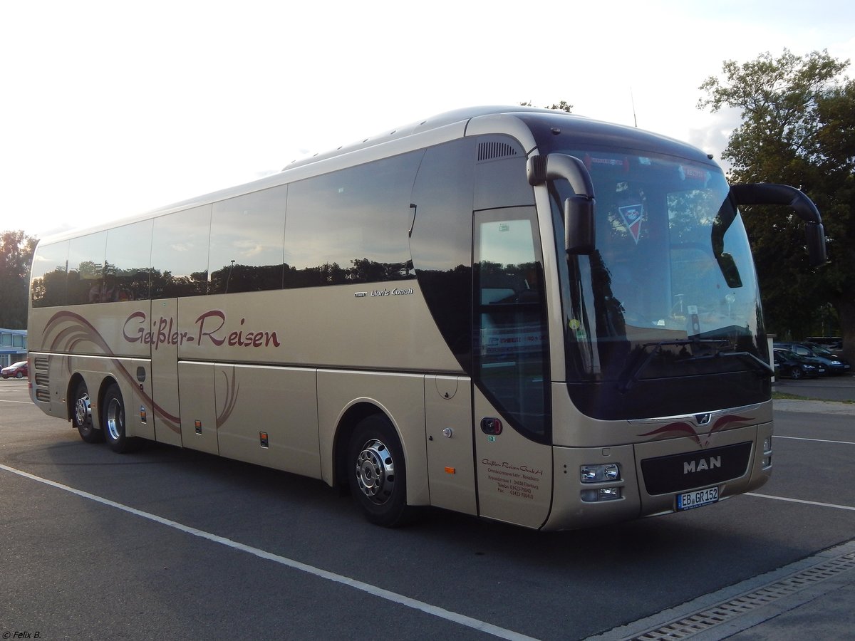 MAN Lion's Coach von Geißler-Reisen aus Deutschland in Neubrandenburg am 09.09.2018