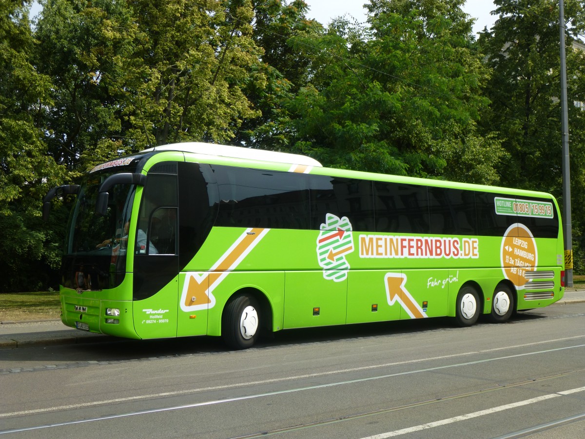 MAN Lion's Coach L  Mein Fernbus - Wunder , Leipzig ZOB 20.07.2014