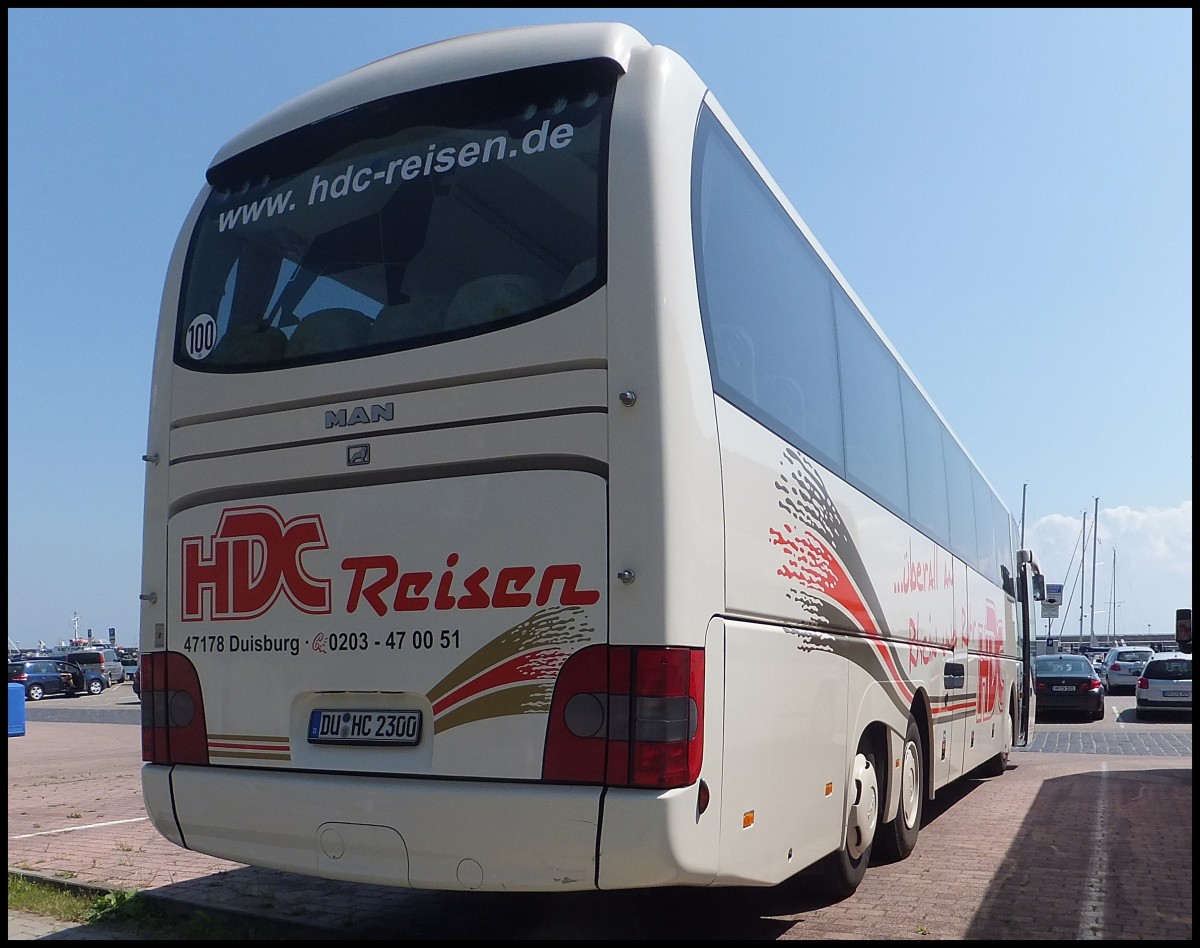 MAN Lion's Coach Supreme von HDC-Reisen aus Deutschland im Stadthafen Sassnitz am 08.06.2013