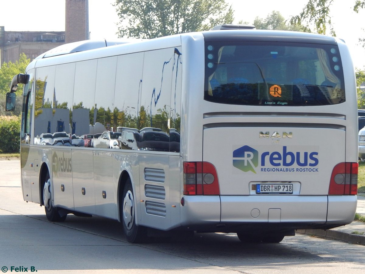 MAN Lion's Regio von Regionalbus Rostock in Rostock am 14.09.2016