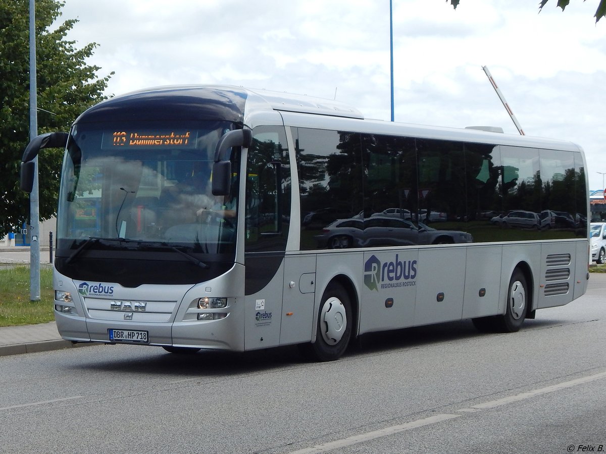 MAN Lion's Regio von Regionalbus Rostock in Rostock am 27.06.2017